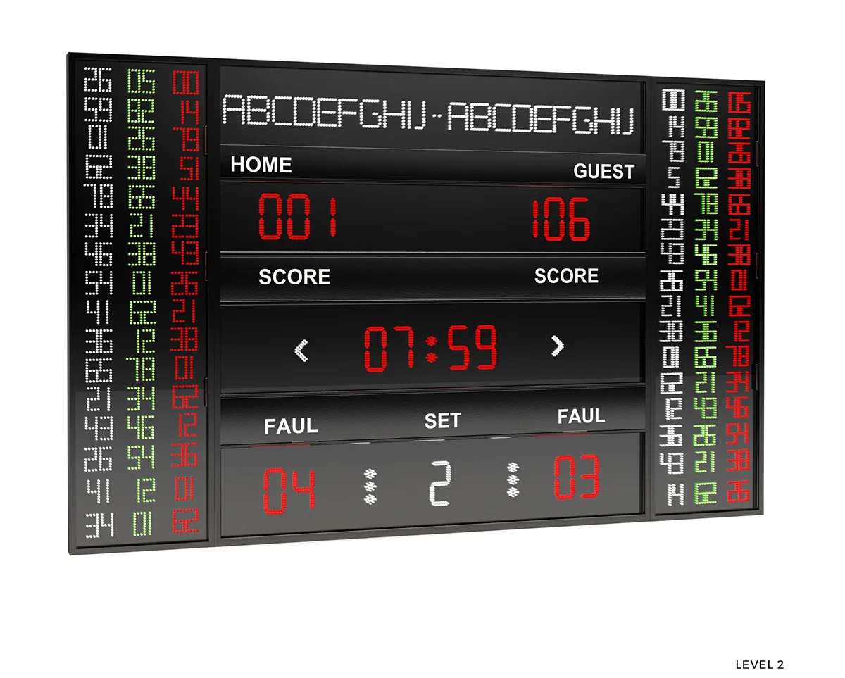 16 Hatlı NBA Tip Skorbord