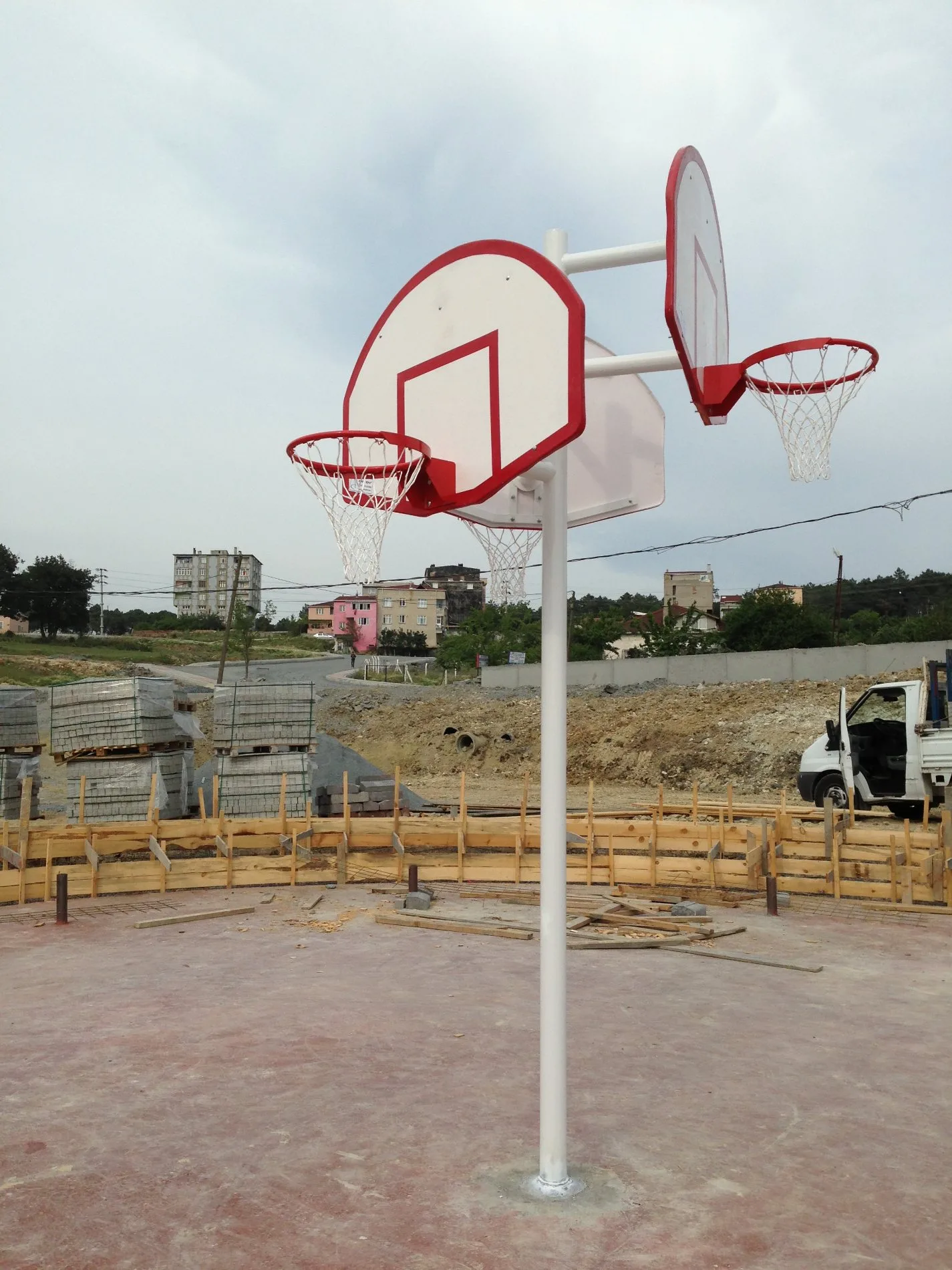 3 Yönlü USA Fiber Panyalı Basketbol Potası