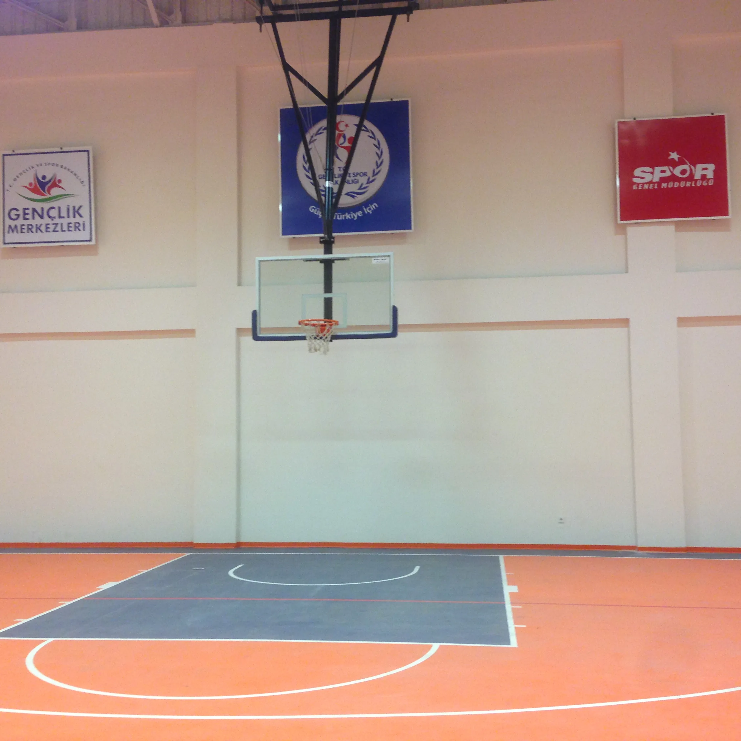Basketbol Potası Elektrik Motorlu Uzaktan Kumandalı