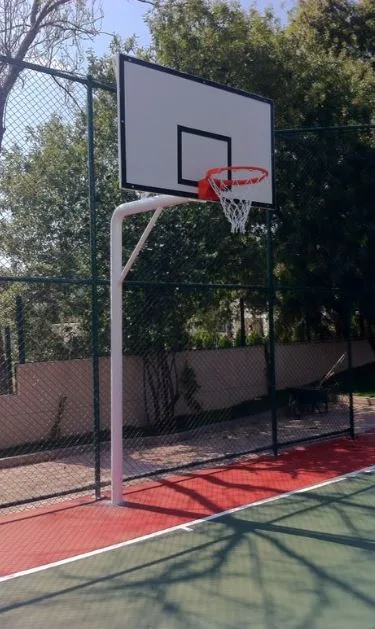 Fiber Panyalı Tek Direkli Basketbol Potası